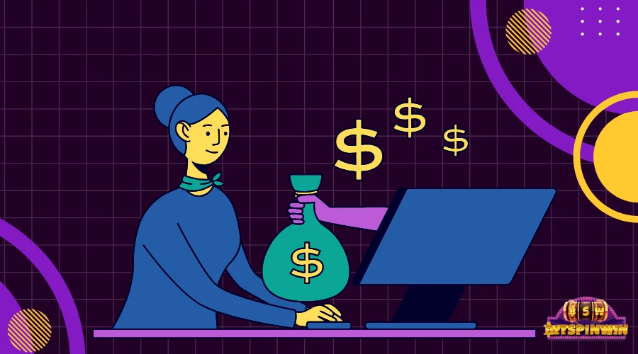 girl icon winning cash 