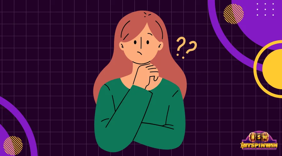 thinking girl icon and question mark