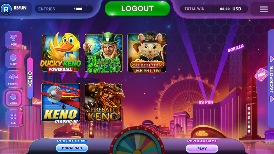 riversweeps platform screenshot