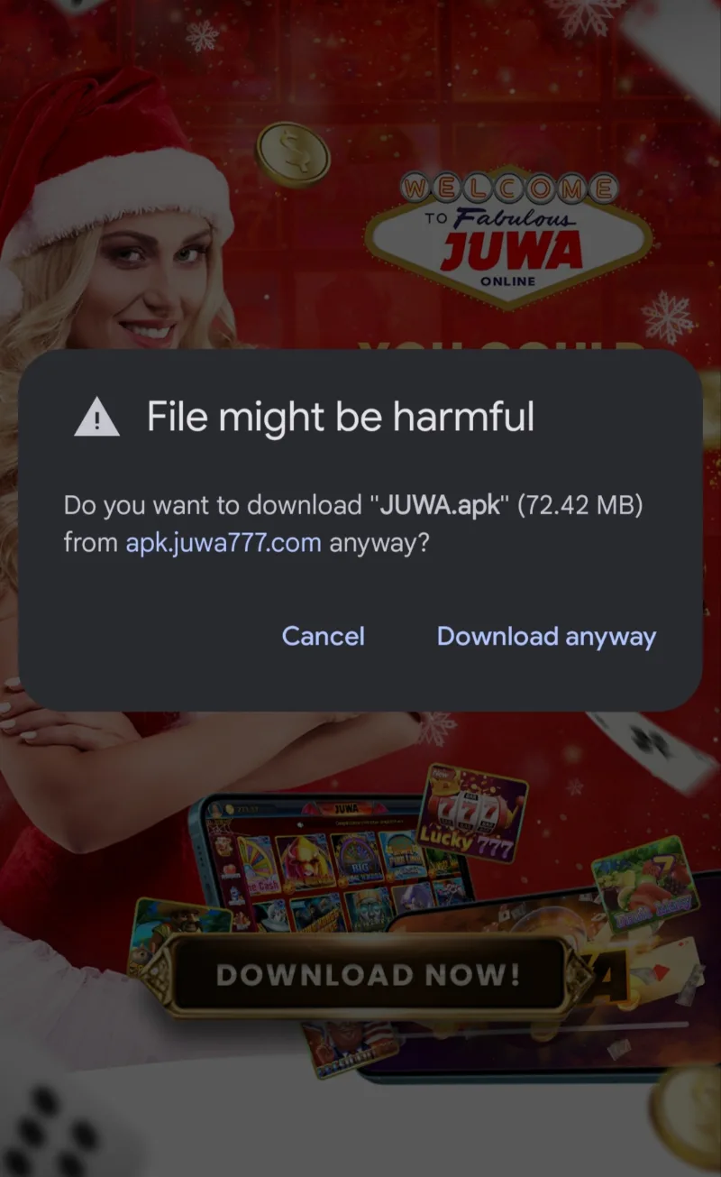 installing juwa apk on mobile 