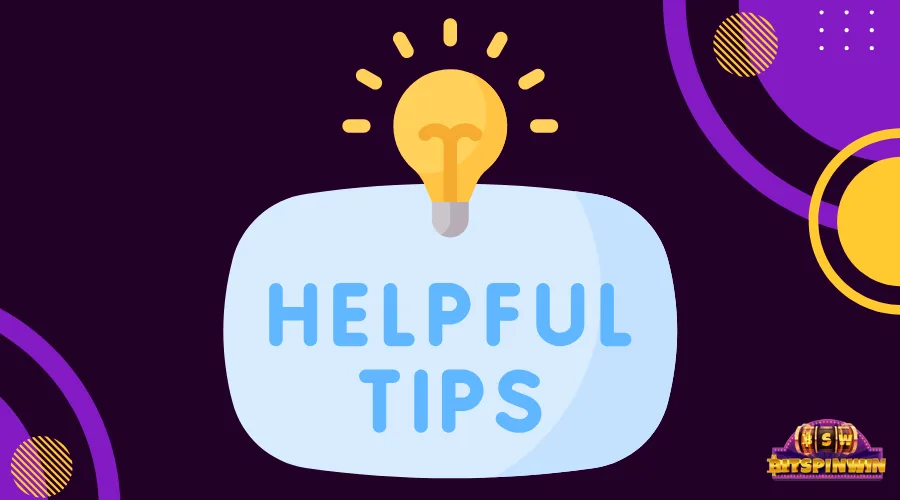 Illustration of a glowing lightbulb inside a speech bubble labeled "Helpful Tips," representing safety advice for online gaming platforms.