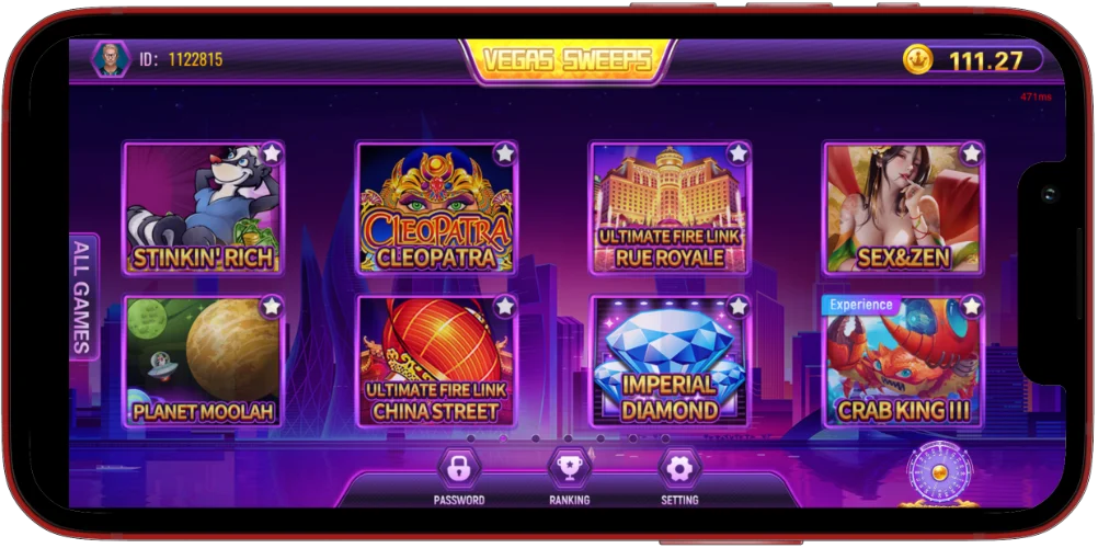 vegas sweeps 777